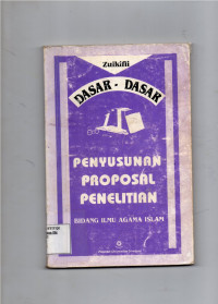 Image of DASAR-DASAR PENYUSUNAN PROPOSAL PENELITIAN