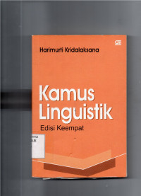 Image of Kamus Linguistik