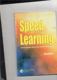 Image of speed learning untuk segala umur dan semua kalangan