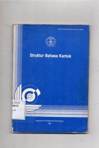 Image of Struktur Bahasa Kantuk