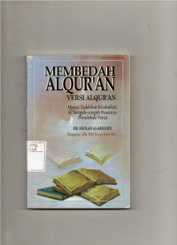 Image of Membedah Al-Qur'an Versi Al-Quran Upaya Tadabbur Kitabullah di Tengah-Tengah Pesatnya Peradaban Umat