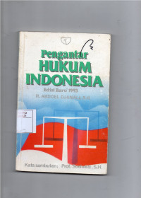 Image of Pengantar Hukum Indonesia